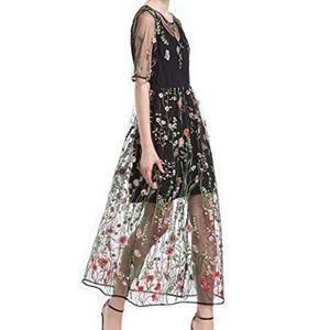 BaronHong Women's Floral Dress